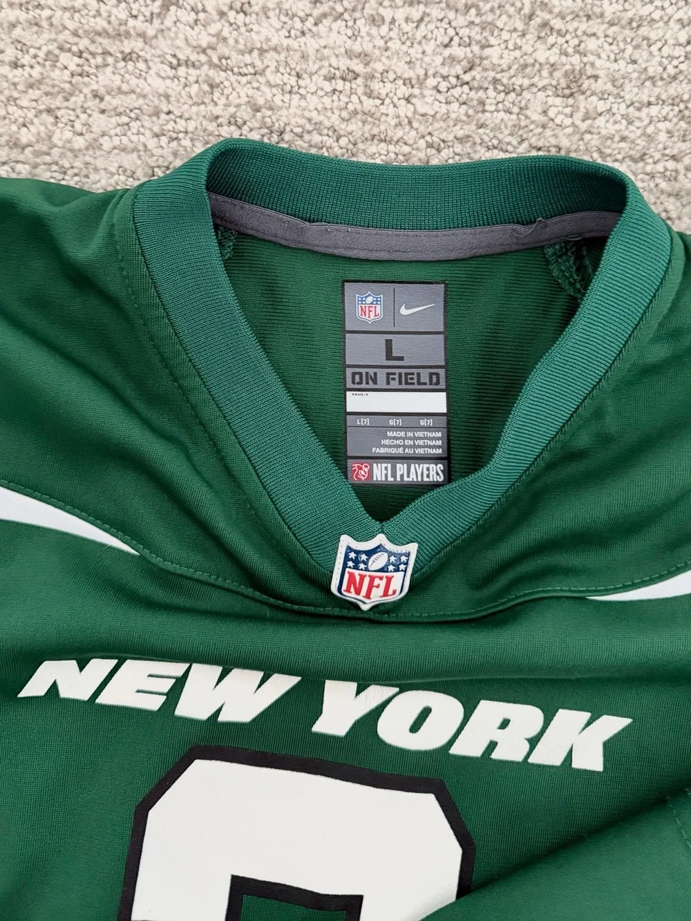 Nike Kids Green New York Jets Jersey